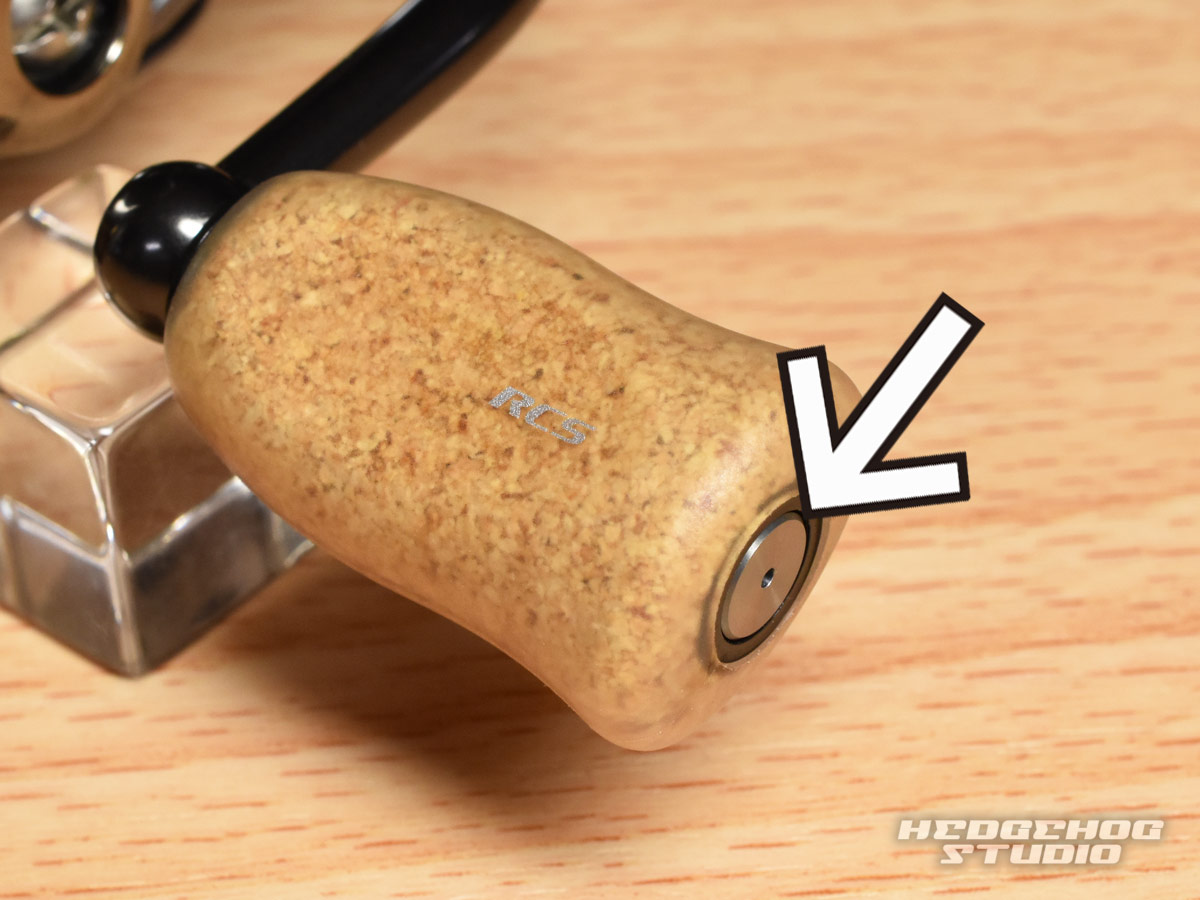 ダイワ純正】 RCS Iシェイプコルク ハンドルノブ クリア HKIC