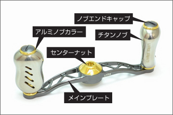 リブレ/LIVRE】 センターナット単品 【シマノ・ダイワ/Abu用】