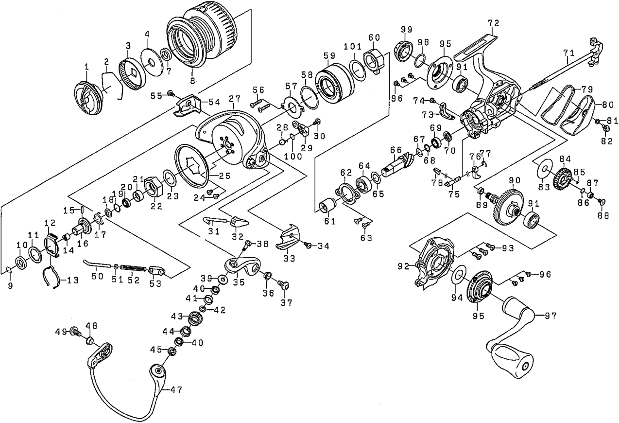 ダイワ純正お取り寄せパーツ：納期1ヶ月】16セルテート 2004CH 製品