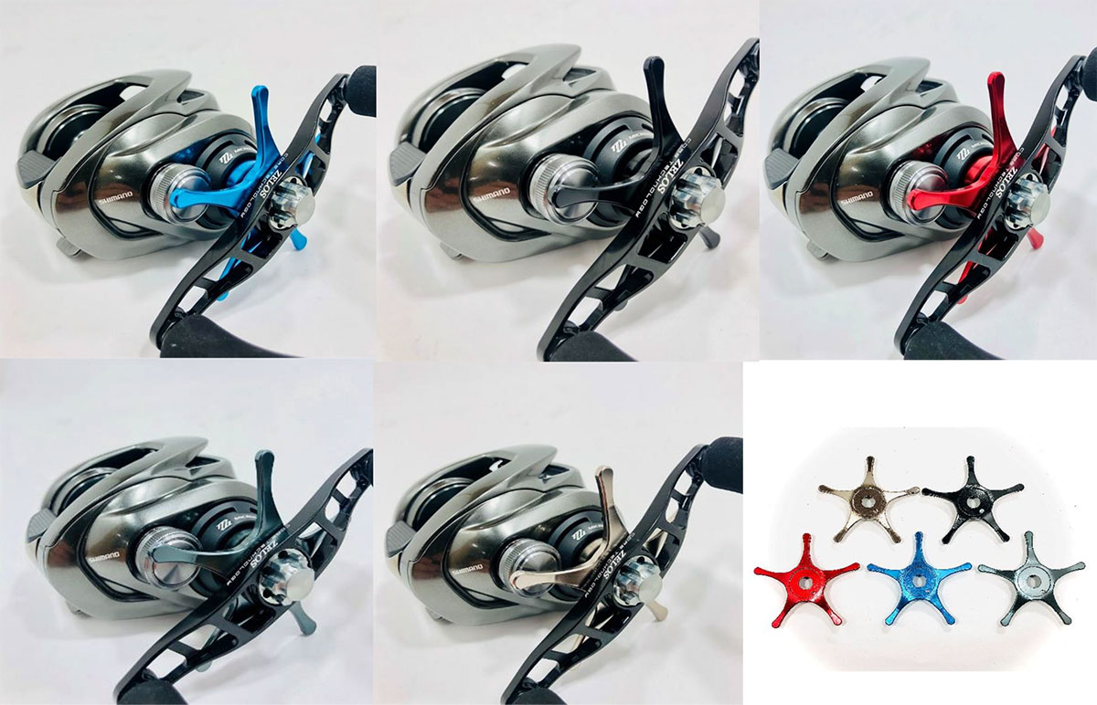 ZPI】ZELOS シマノ用 マシンカットスタードラグ（メタニウム, バンタム