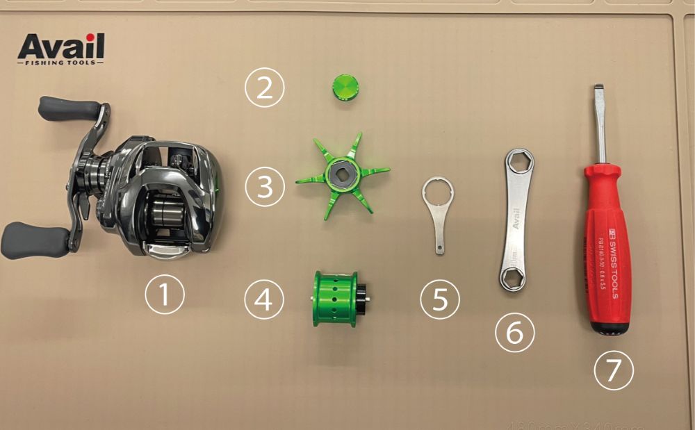 Avail] DAIWA 24 STEEZ SV TW 100 Custom Kit (Spool, Star Drag, Oil