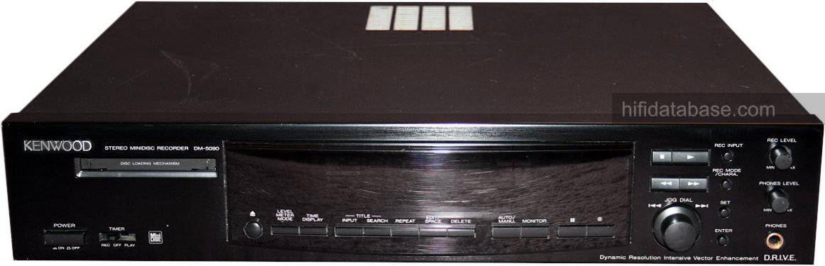Kenwood DM-5090 - Hi-Fi Database - MiniDisc
