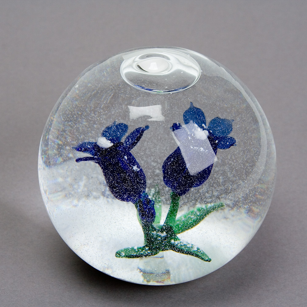 スノードーム（小）リンドウ：生活・くらし：百町森