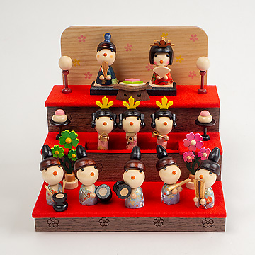 おひなさまのオルゴール『雛壇飾り』：生活・くらし：百町森