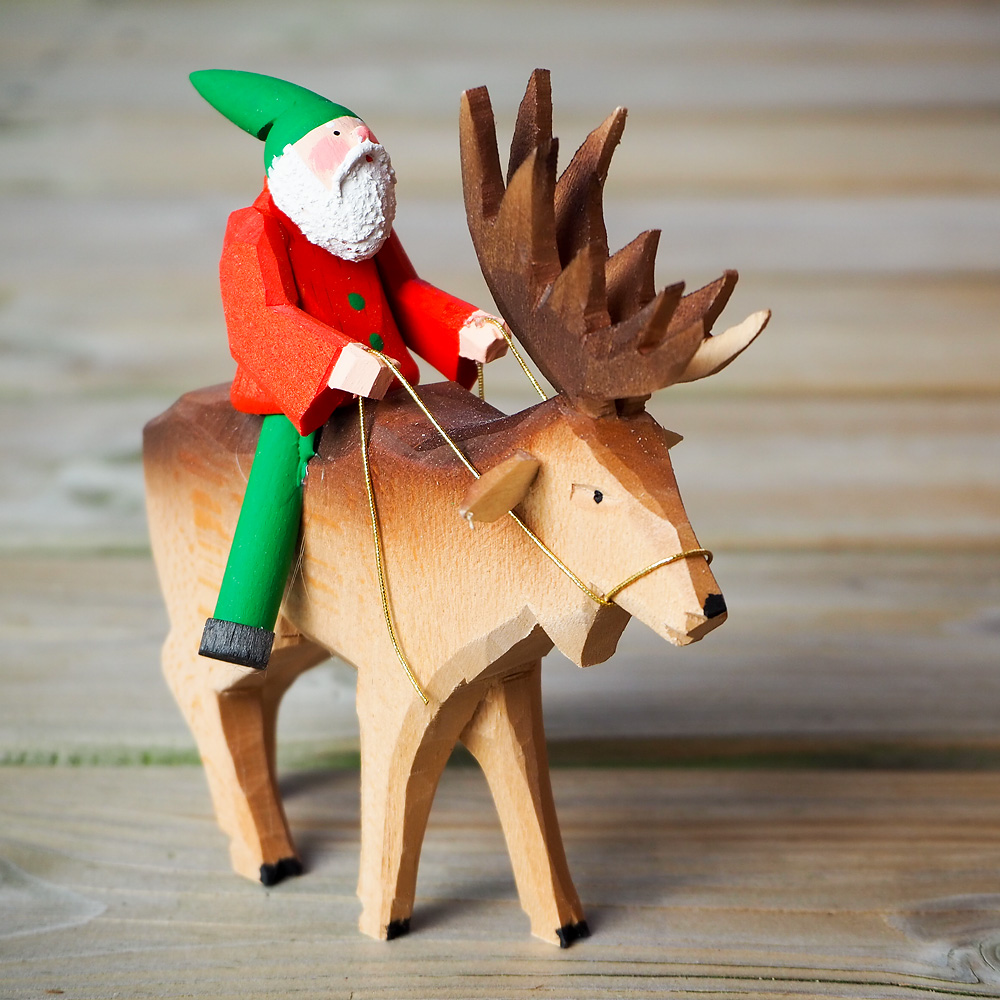 WH225/22/18 トナカイにのる小人：生活・くらし：百町森