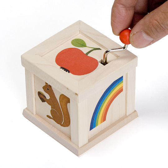 キーナー手回しオルゴール：おもちゃ：百町森