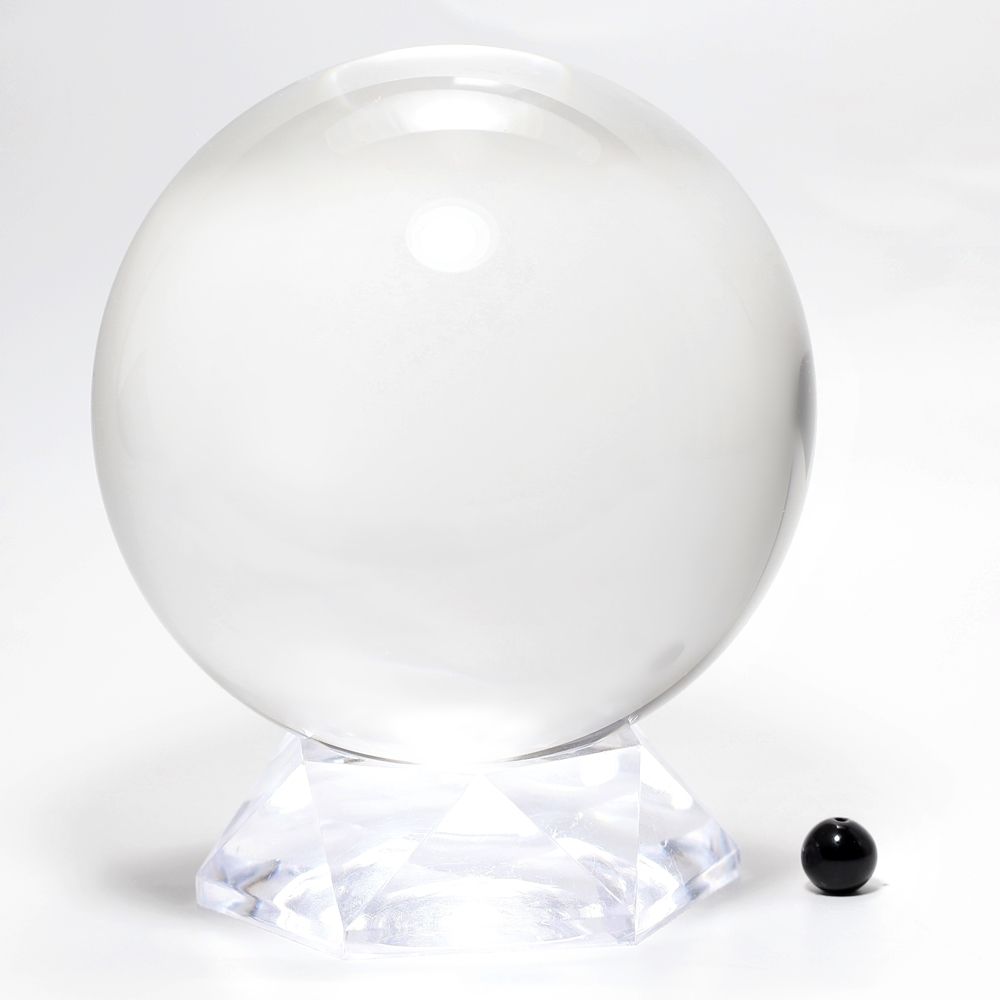 超希少・品質ランク]ブラジル産天然無垢本水晶玉/9cmUP丸玉/天然本物