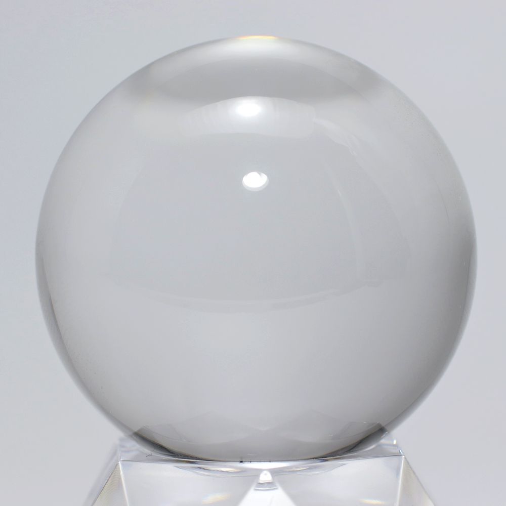 品質ランク]ブラジル産天然無垢本水晶玉/4cmUP丸玉/天然本物透明