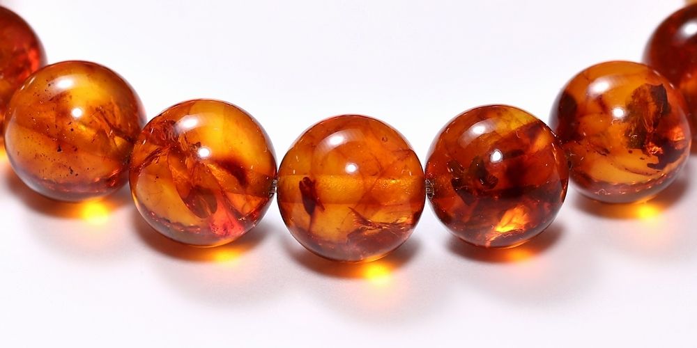 セミオーダー]アンバーブレスレット/琥珀（約10mm玉） - 埼玉県吉川市