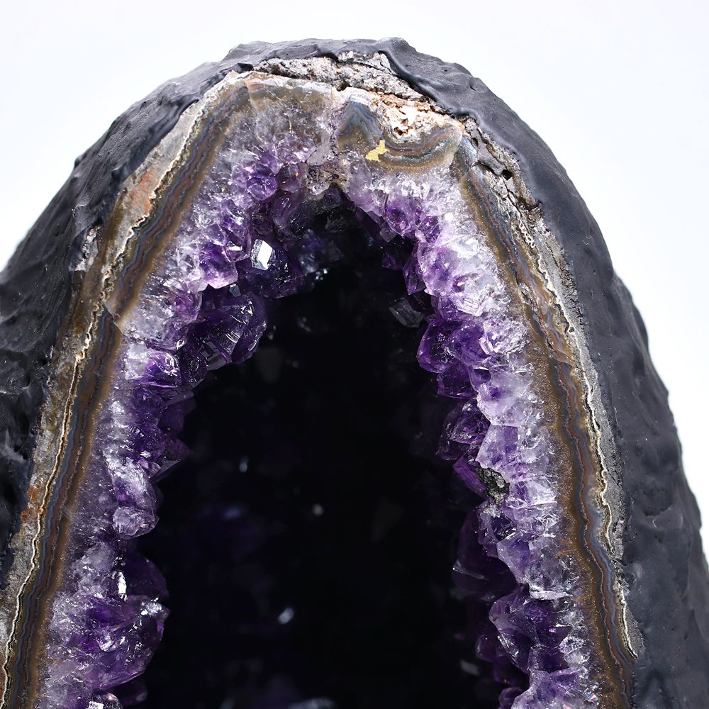 高品質]ブラジル産アメジストドーム（高さ約21.8cm） - 埼玉県吉川市の