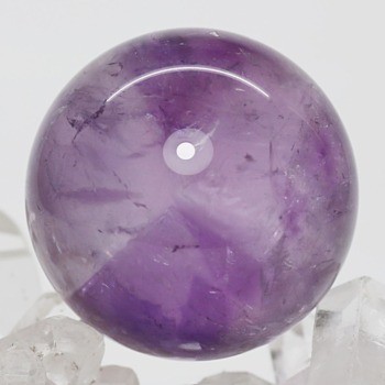 ブラジル産アメジスト丸玉（スフィア、球体石） - 埼玉県吉川市の