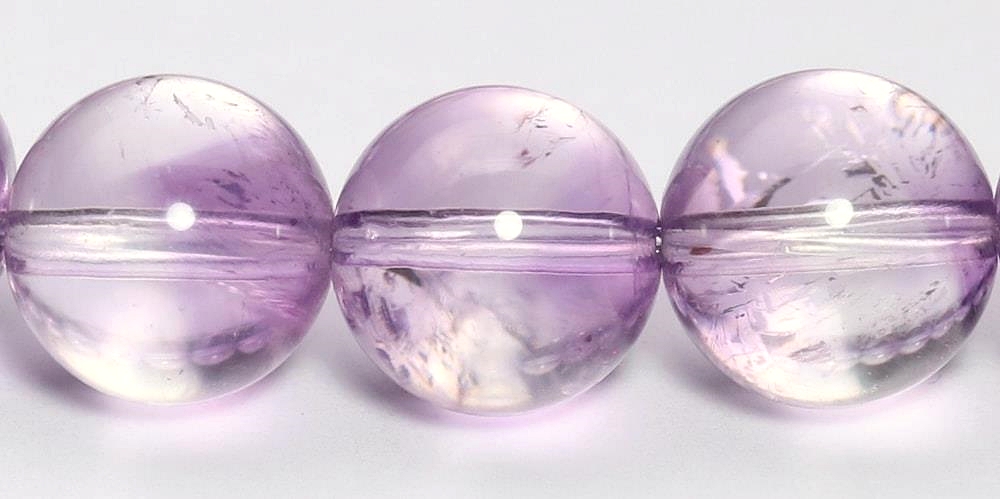 高品質++]アメジストファントムクォーツブレスレット（約9.5mm玉