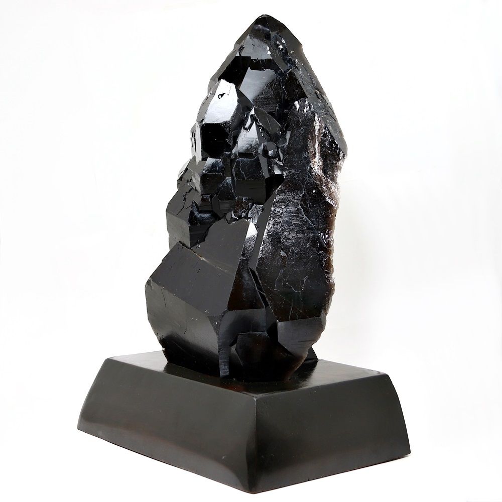 トップクォリティ]ブラジル産モリオン原石/天然黒水晶（大型14.06kg