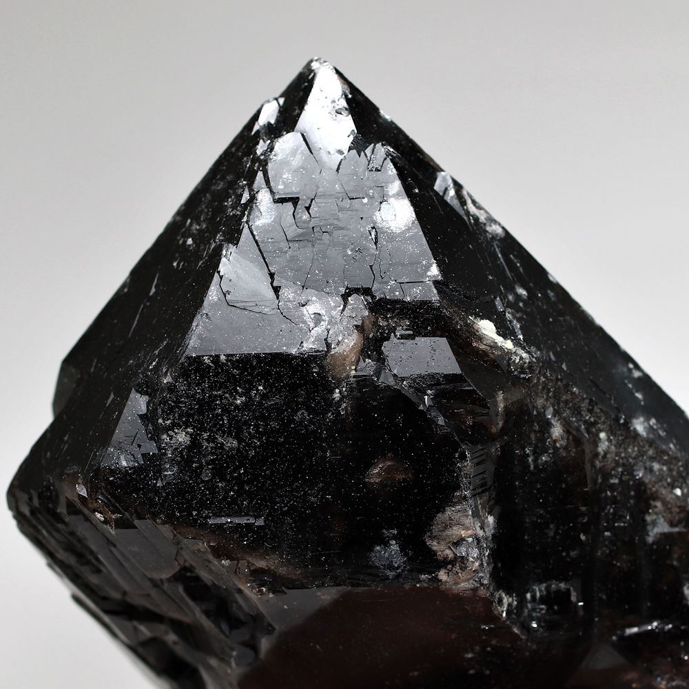 ブラジル産モリオン原石/天然黒水晶（大型2.98kg/カテドラルナチュラル