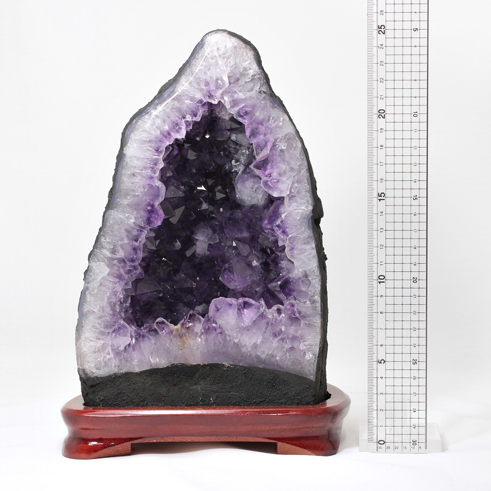 最高品質]ブラジル産アメジストドーム（専用台座付き） - 埼玉県吉川市