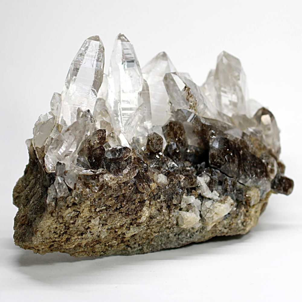 高品質]ガネッシュヒマール産ヒマラヤ水晶クラスター（大型原石1.84kg