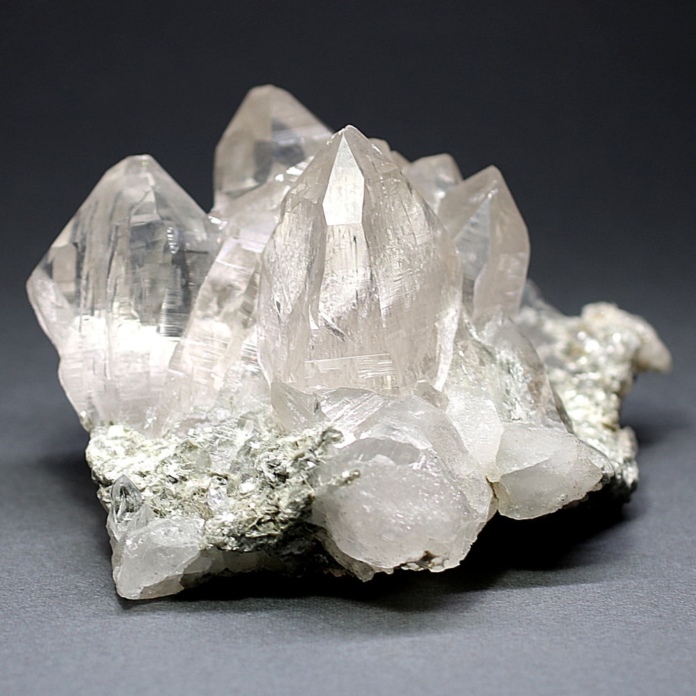 ガネッシュヒマール/リー産]ヒマラヤ水晶クラスター/原石（全長110.6mm