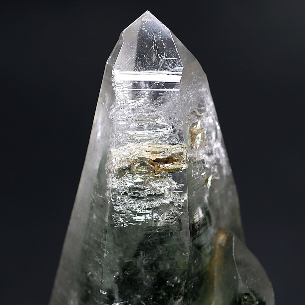 ガネッシュヒマール/ラパ産]ヒマラヤ水晶原石ナチュラルポイント（全長