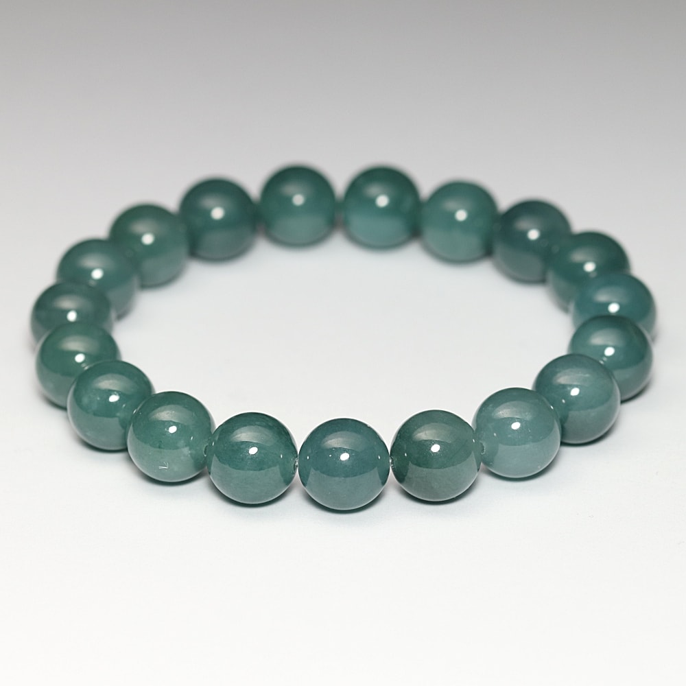 特別価格]グアテマラ産ヒスイブレスレット/天然翡翠（約10.5mm玉