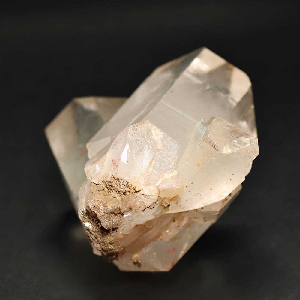 高品質]インド/マニカラン産ヒマラヤ水晶クラスター/原石580g（天然