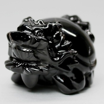 モリオン（黒水晶）ロングイ（龍亀） - 埼玉県吉川市の天然石専門店