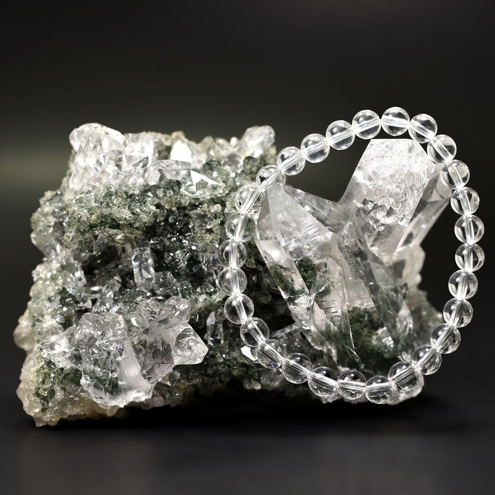 トップクォリティ]インド/マニハール産ヒマラヤ水晶クラスター（341g