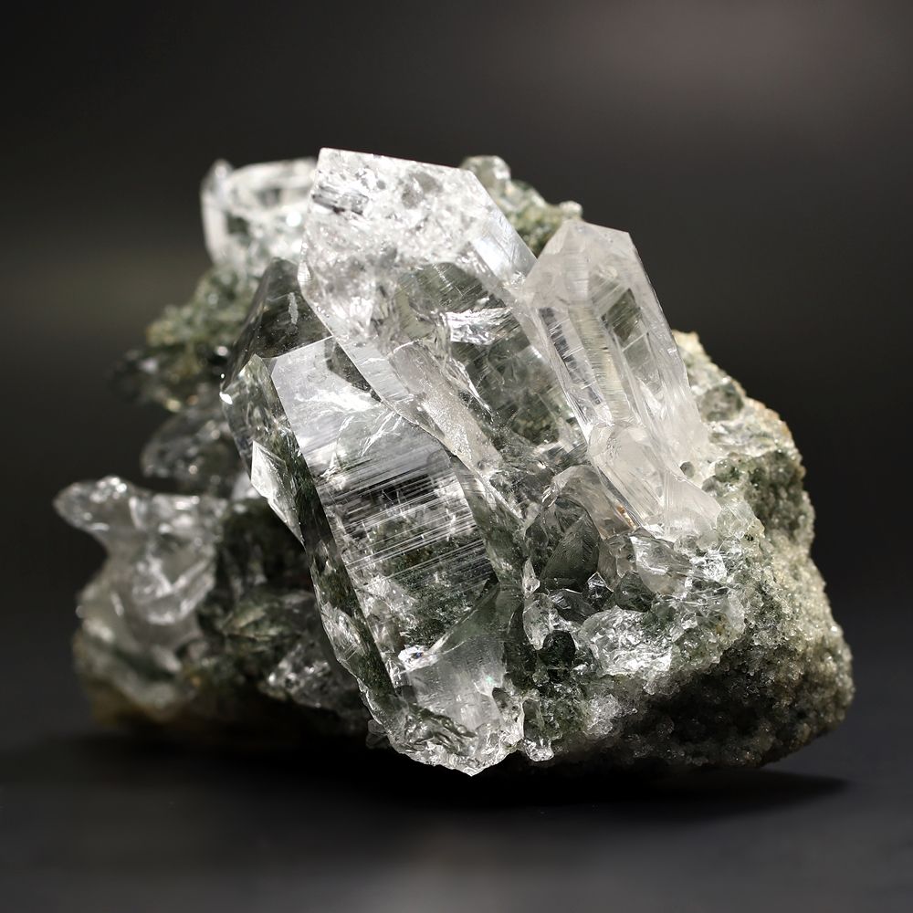 トップクォリティ]インド/マニハール産ヒマラヤ水晶クラスター（341g