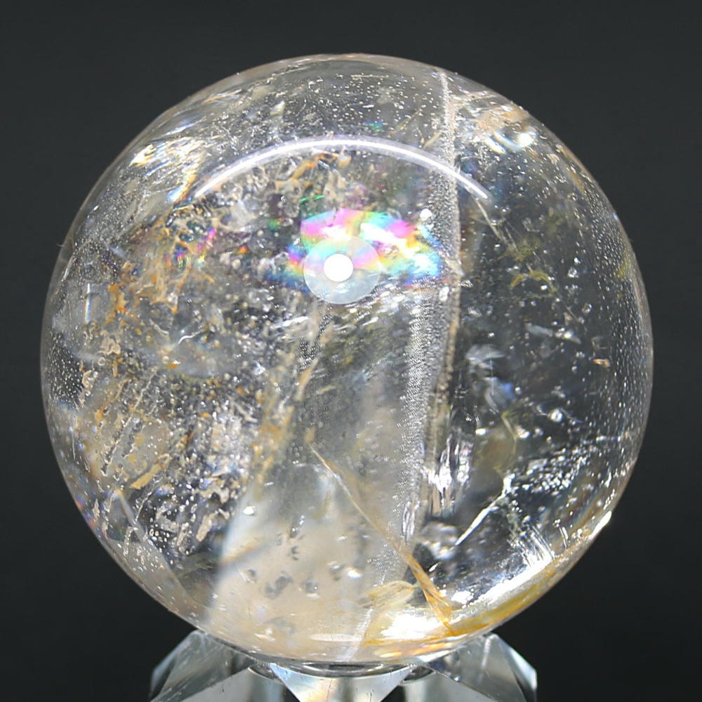 トップクォリティ]マダガスカル産ライモナイトインアイリスクォーツ