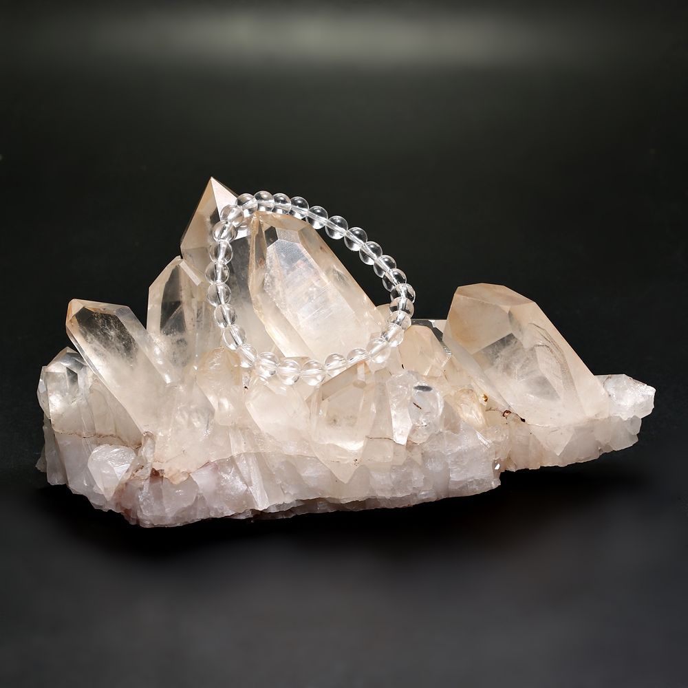 高品質]マダガスカル産水晶クラスター/クリアブラウン（原石663g