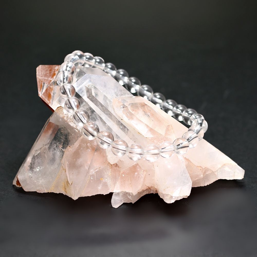 高品質]マダガスカル産水晶クラスター/クリアピンク（原石127g・大