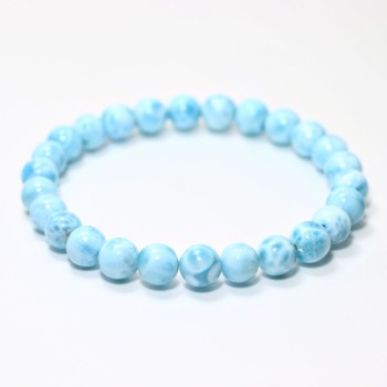 ブルーラリマーブレスレット - 埼玉県吉川市の天然石専門店・水晶
