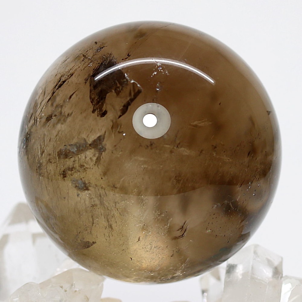 特別価格/希少・高品質]マダガスカル産天然スモーキーシトリン丸玉