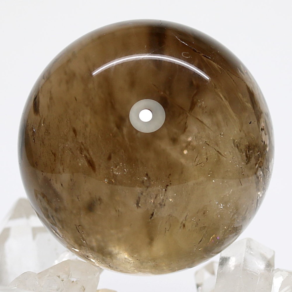 特別価格/希少・高品質]マダガスカル産天然スモーキーシトリン丸玉