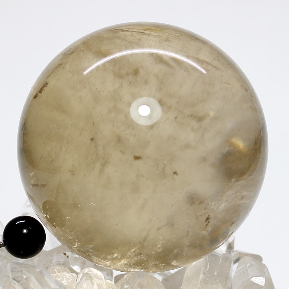 特別価格/希少・高品質]マダガスカル産天然ライトスモーキーシトリン丸