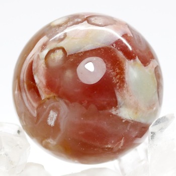チェリーブロッサムアゲート/桜瑪瑙丸玉（スフィア、球体石） - 埼玉県