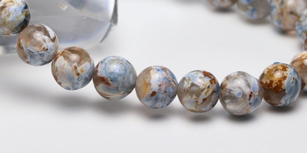 特別価格/3A]ピーターサイトシリカブレスレット（約7.5mm玉） - 埼玉県