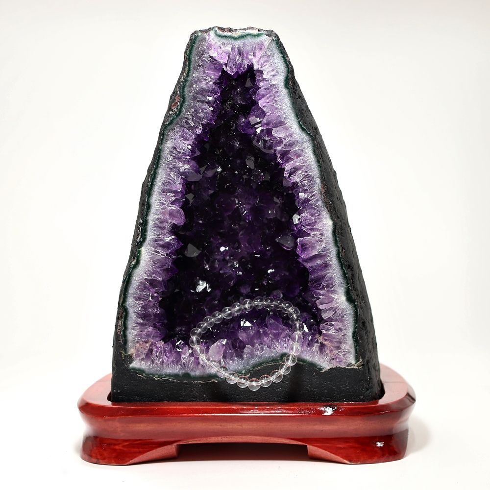 トップクォリティ]ウルグアイ産アメジストドーム（高さ約20.4cm・専用