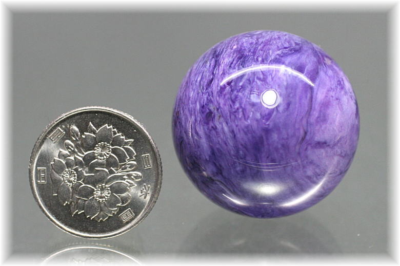 ロシア産]チャロアイト丸玉/スフィア - 埼玉県吉川市の天然石専門店