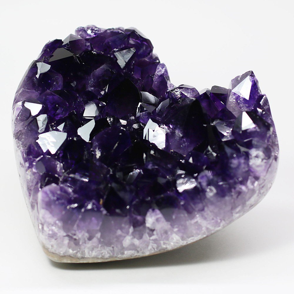 ウルグアイ産]ハート型アメジストクラスター/原石 - 埼玉県吉川市の