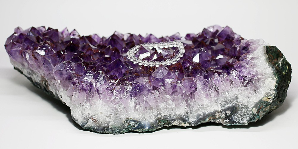 高品質・ブラジル産]アメジストクラスター/原石（大型4.0Kg） - 埼玉県