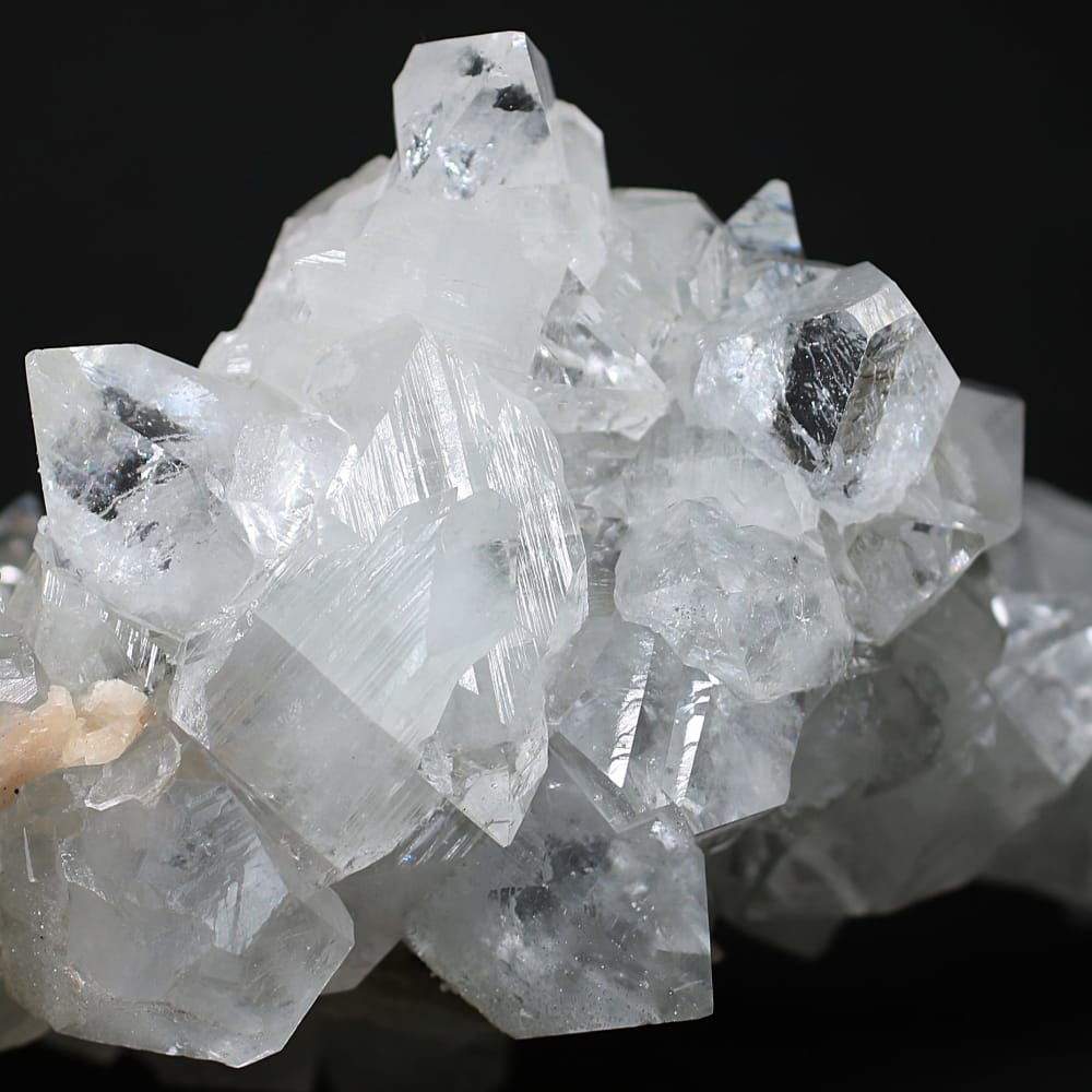 高品質]インド産アポフィライトクラスター/結晶原石（スティルバイト