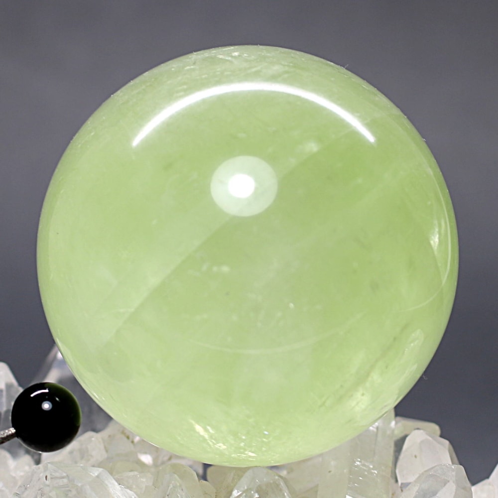 高品質]グリーンカルサイト丸玉/スフィア（球体直径約63.7mm） - 埼玉