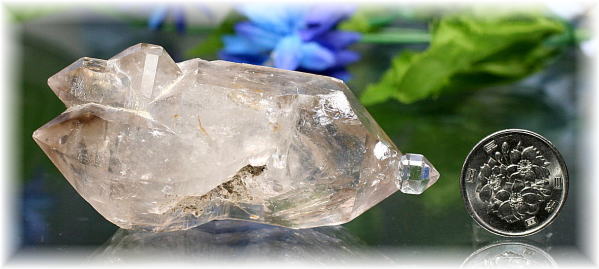 マダガスカル産]水入りダブルポイントクリスタル（天然原石） - 埼玉県