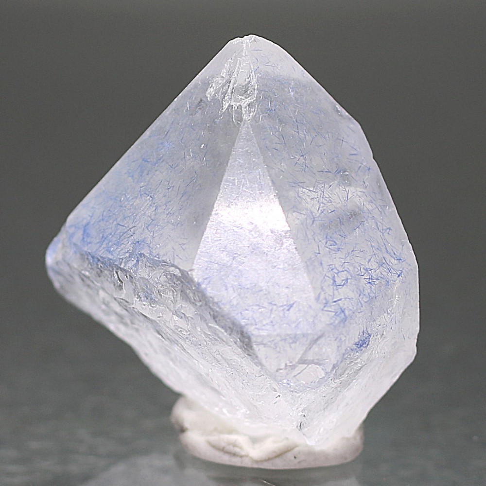 ブラジル産]デュモルチェライトインクォーツ原石ナチュラルポイント