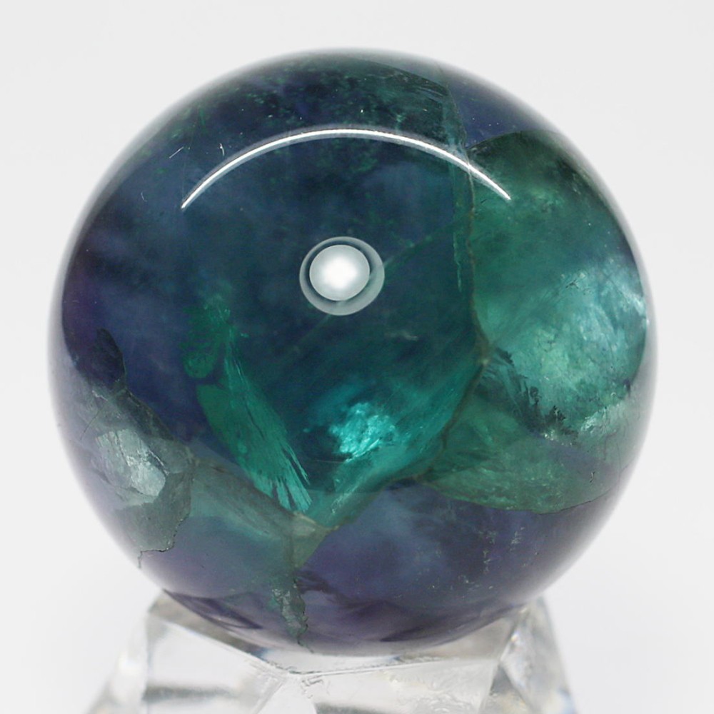 レインボーフローライト丸玉/スフィア（34.6mm） - 埼玉県吉川市の