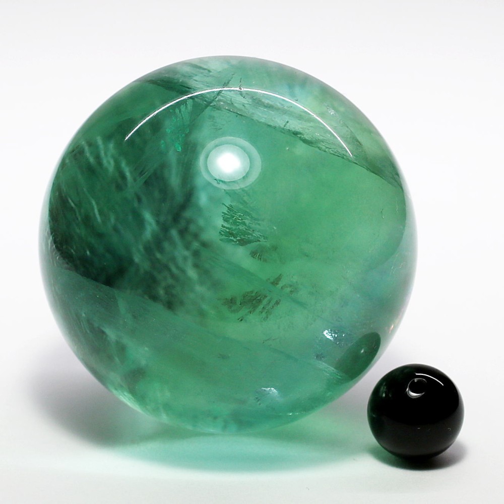 フローライト丸玉/スフィア（40.9mm・レインボー入り） - 埼玉県吉川市