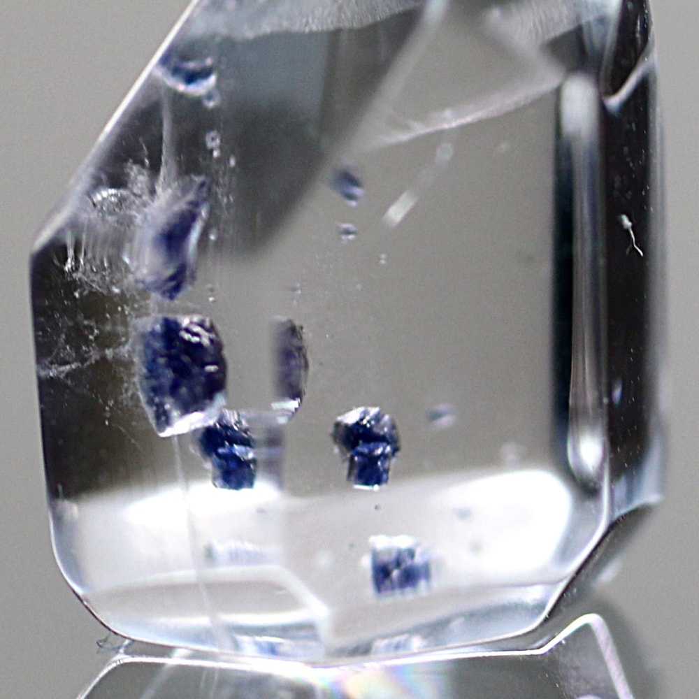 高品質+]フローライトインクォーツポリッシュポイント/ミニサイズ結晶