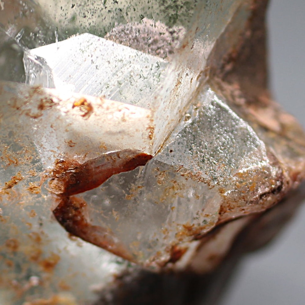 珍品！]クォーツインクォーツガーデンクォーツポリッシュポイント/庭園