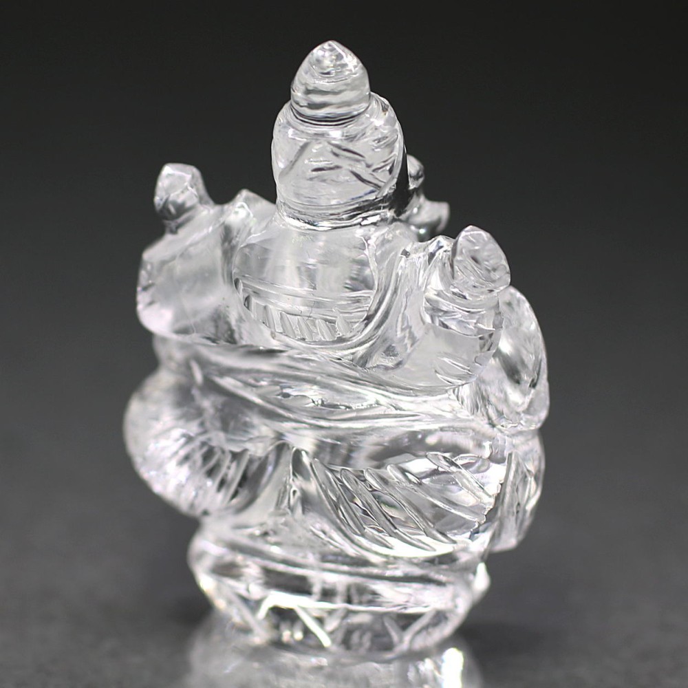 インド産]ヒマラヤ水晶ガネーシャ像（ミニサイズ） - 埼玉県吉川市の