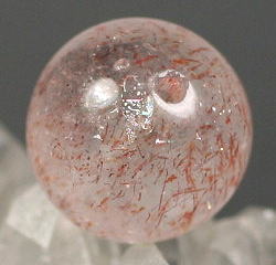 3A]オレンジレピドクロサイトインクォーツ1粒売り（12mm） - 埼玉県